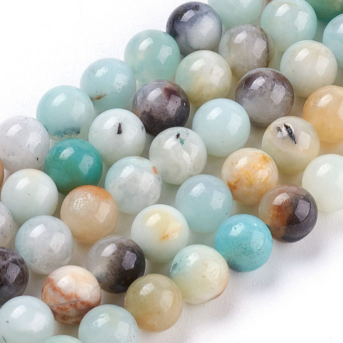 Natural Amazonite Gemstone Beads 6mm, strand 56 pieces