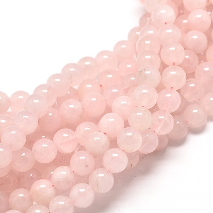 Natural Rozenkwarts Edelsteen Kralen 4mm, streng 82 stuks