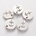 Stainless Steel Zodiac Charm Sagittarius Silver 12mm