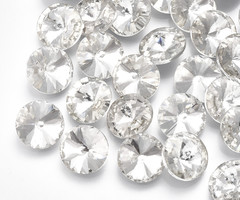 Rivoli Puntsteen 12mm Clear