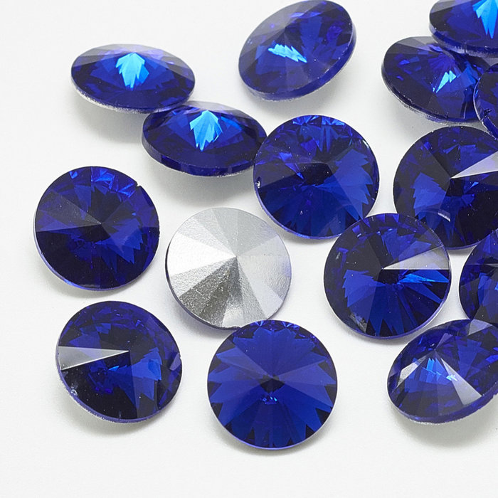 Rivoli Puntsteen 12mm Sapphire