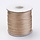 5 meter Waxed Cord 0.8mm Camel