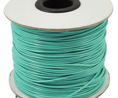 5 meter Waxed Cord 0.8mm Turquoise