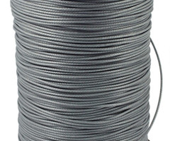 5 meter Waxed Cord 0.8mm Gray