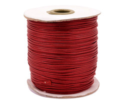 5 meter Waxkoord 0.8mm Rood