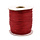 5 meter Waxed Cord 0.8mm Red