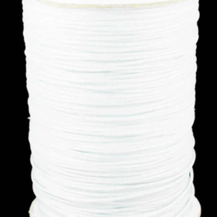 5 meter Waxed Cord 0.8mm White