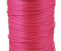 5 meter Waxkoord 0.8mm Fel Roze