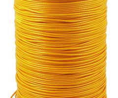 5 meter Waxkoord 0.8mm Oranje