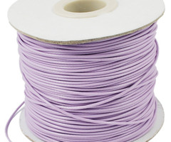 5 meter Waxed Cord 0.8mm Lilac
