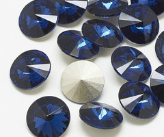 Rivoli Stone Point 12mm Montana Blue Opal