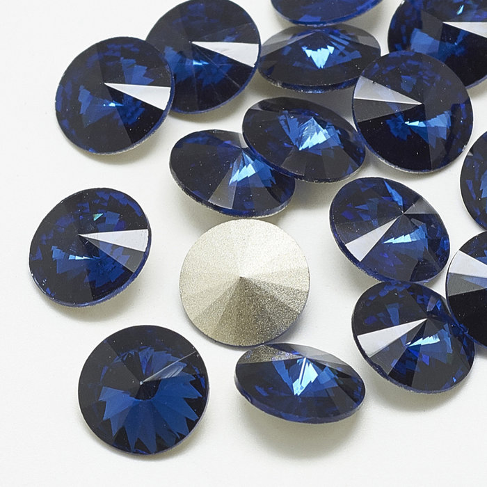 Rivoli Stone Point 12mm Montana Blue Opal