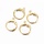 4 stuks Stainless Steel Oorbelhaakje Gold Plated 12x15mm - A15