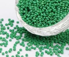 7 gram Rocailles 2mm Groen