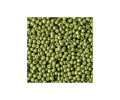 7 gram Seed Beads 2mm Olive Green