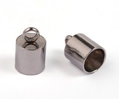 6 stuks Stainless Steel Eindkap voor 6mm Koord
