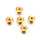 10 pieces Stainless Steel Spacer Beads Golden 6x3mm - A06