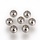 10 pieces Stainless Steel Spacer Beads Silver 4x3mm