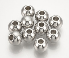 30 stuks Stainless Steel Spacer Beads Kralen 3x2mm Zilver