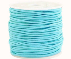 Elastiek 1.5mm Aqua Blauw, 1 meter