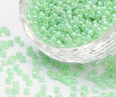 Seed Beads Ocean Blue Shine 4mm, 20 gram