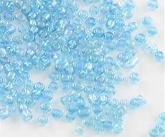 Seed Beads Ocean Blue Shine 2mm, 7 grams