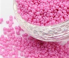 Seedbeads Candy Pink 4mm, 20 gram