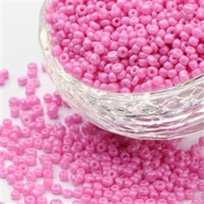10105* Rocailles Candy Roze 4mm, 20 gram