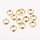 50 stuks splitring Gold Plated 6mm