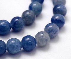 Natural Blue Aventurine Beads 8mm, strand 41 pieces