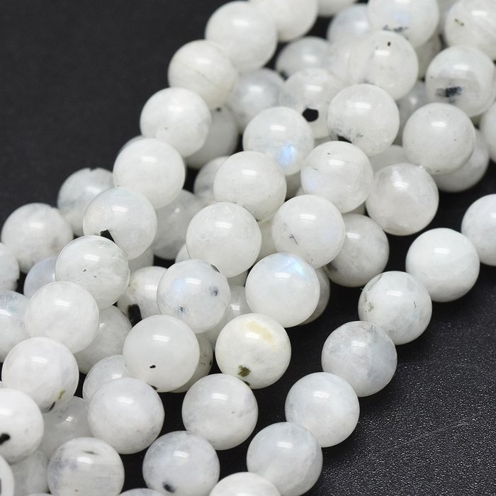 Natural Moonstone Beads 8mm, strand 42 pieces