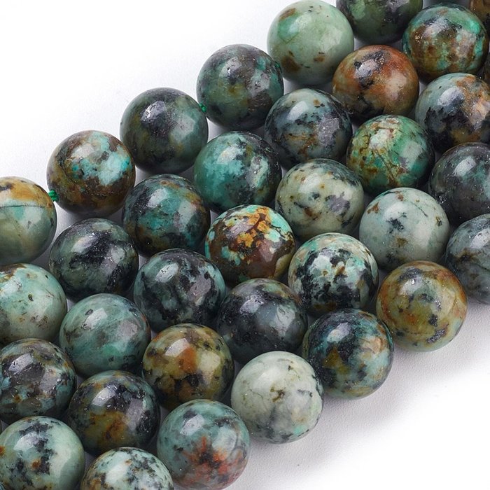 Natural African Turquoise Beads 4mm, strand 88 pieces