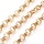 1 meter Jewellery Chain Necklace Gold Plated 6mm