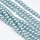 101* Top Quality Glasparels 4mm Licht Grijs Blauw, streng 100 stuks