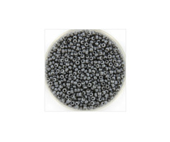 Miyuki Rocailles 11/0 Opaque Luster Smoke, 5 gram
