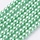 114* Top Quality Glass Pearls 4mm Spring Green, strand 100 pieces