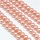 130* Top Quality Glass Pearls 6mm Light Vintage Pink , strand 72 pieces
