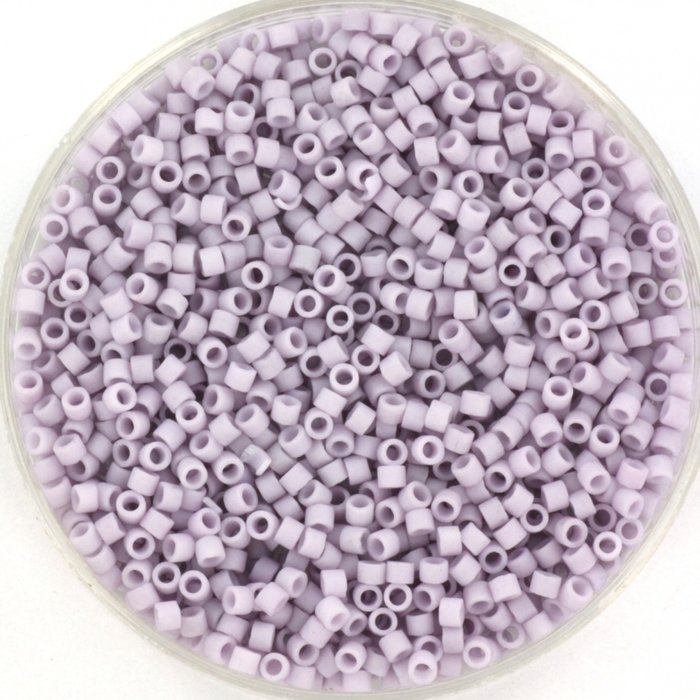 Miyuki Delica's 11/0 Opaque Matte Light Mauve, 7.2 gram
