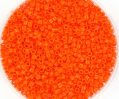 Miyuki Delica's 11/0 Opaque Orange, 7.2 gram