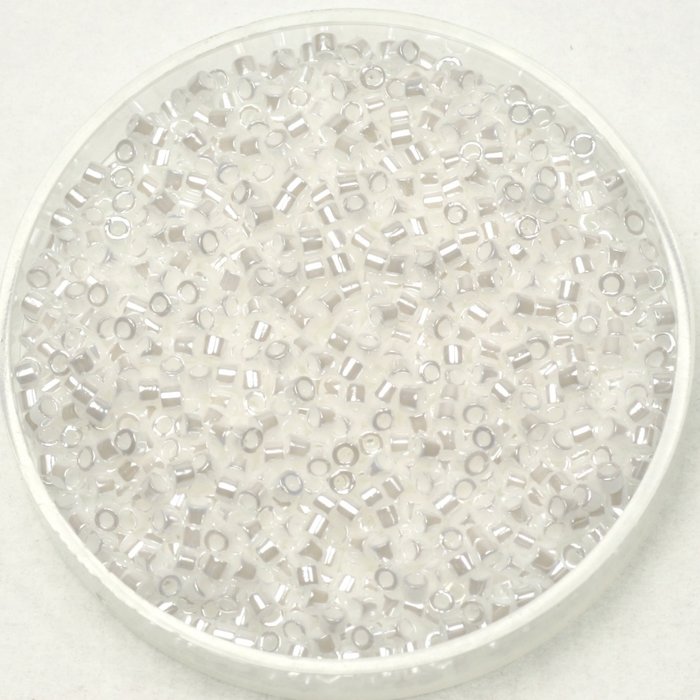 Miyuki Delica's 11/0 Ceylon White Pearl, 5 gram