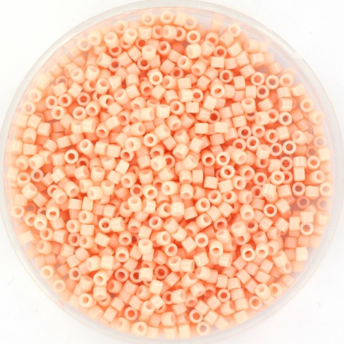 Miyuki Delica's 11/0 Opaque Salmon, 7.2 grams