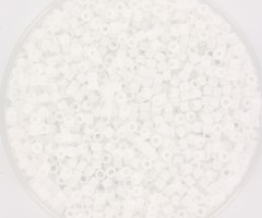 Miyuki Delica's 11/0 Opaque White, 7.2 gram