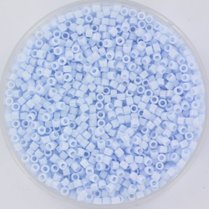 Miyuki Delica's 11/0 Opaque Light Sky Blue, 5 gram