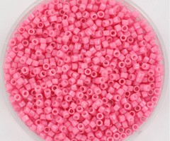 Miyuki Delica's 11/0 Duracoat Opaque Dyed Pink Carnation, 7.2 grams