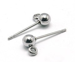 8 stuks Stainless Steel Studs Oorbel 15x4mm