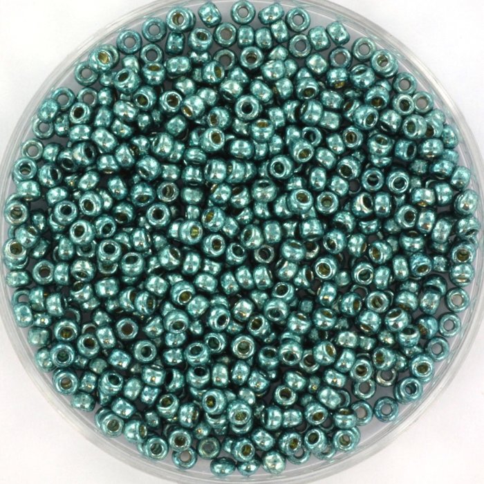 Miyuki Rocailles 11/0 Duracoat Galvanized Sea Foam 5 gram
