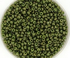 Miyuki Rocailles 11/0 Opaque Luster Kaki, 5 gram