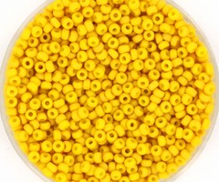 Miyuki Rocailles 11/0 Opaque Matte Canary, 5 gram