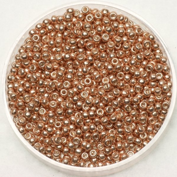 Miyuki Seed Beads 11/0 Galvanized Apricot Gold, 5 grams
