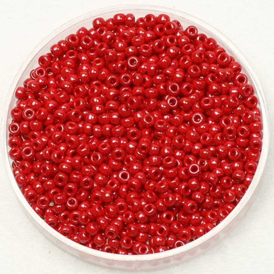 Miyuki Rocailles 11/0 Opaque Luster Red, 5 gram
